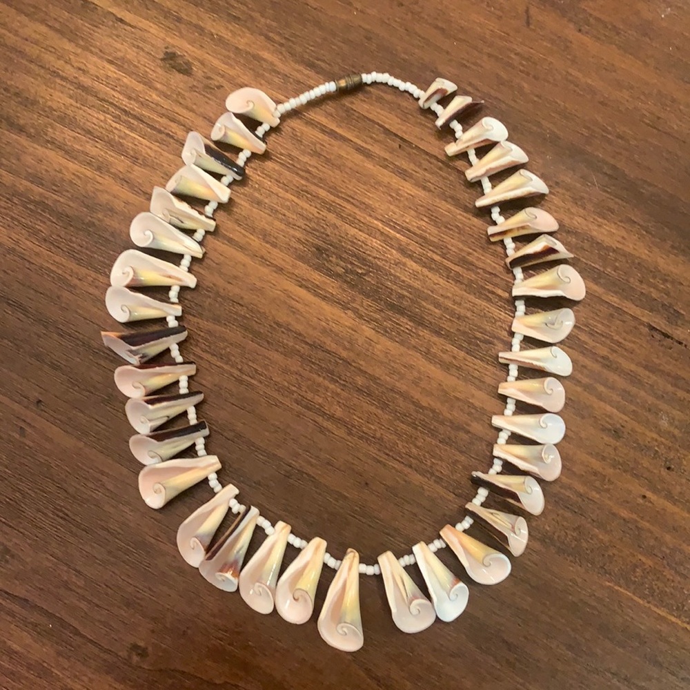Seashell necklace